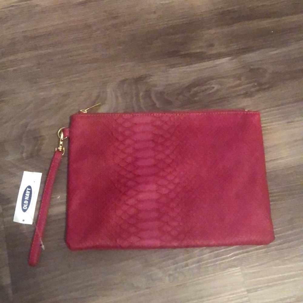 Old navy pink clutch